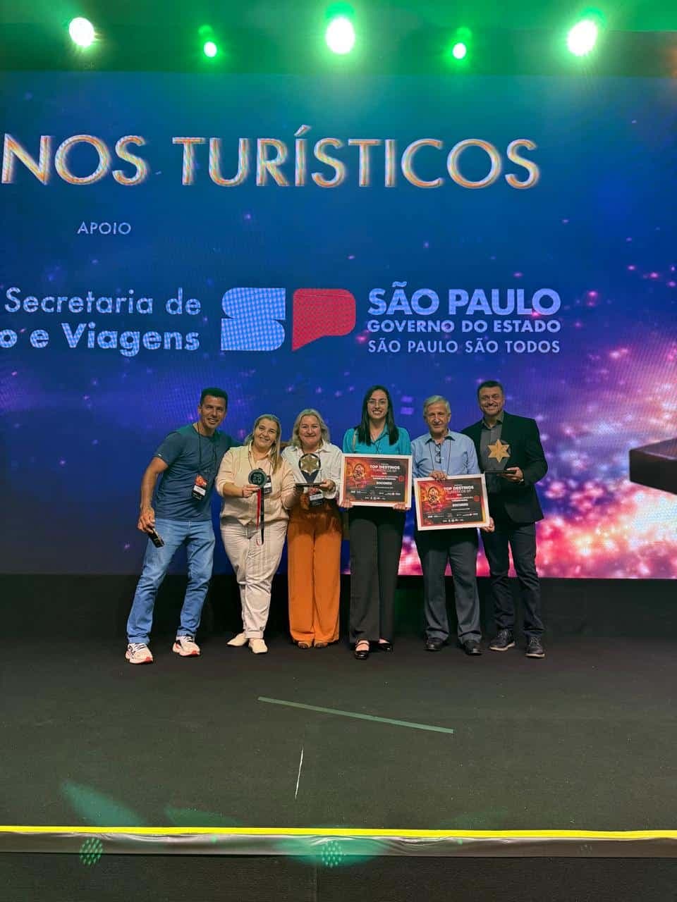 Socorro é destaque no Prêmio Top Destinos e gestores da Rede dos Sonhos prestigiam a conquista.