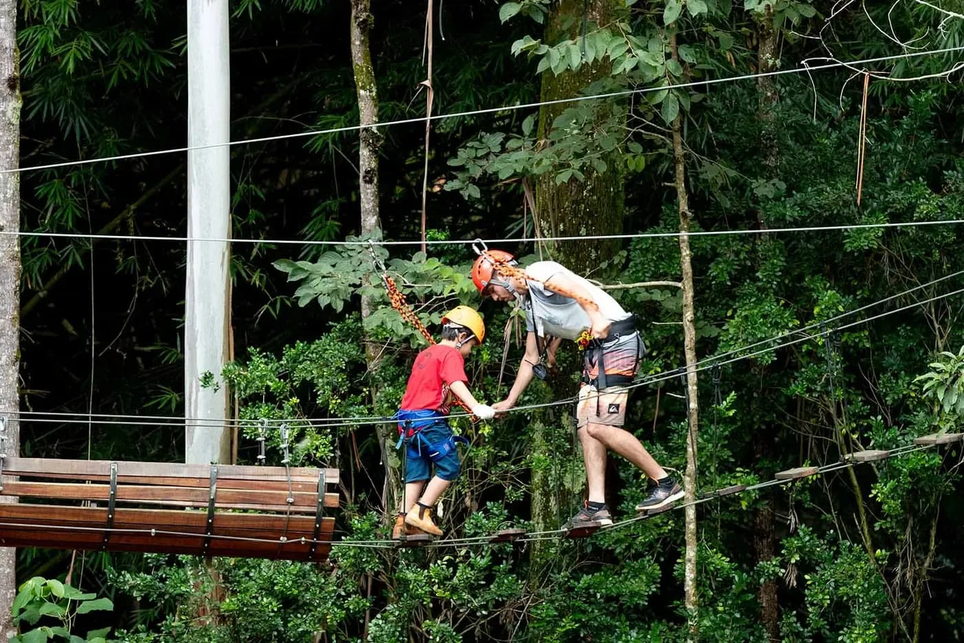 Arvorismo Kids + Tirolesa na Rede dos Sonhos