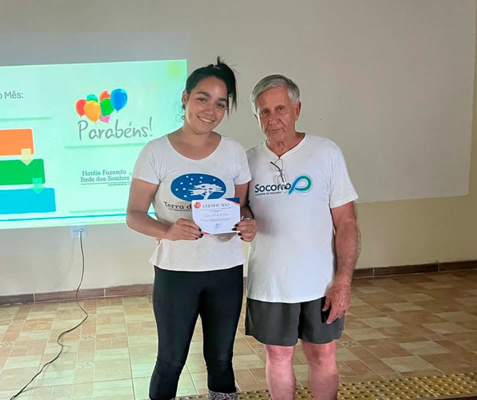 Terra dos Sonhos celebra a entrega dos certificados aos colaboradores destaques do Mês de Fevereiro