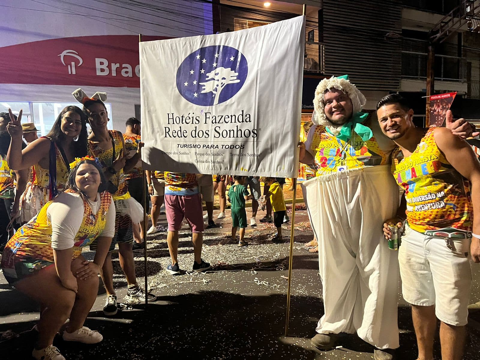 Rede dos Sonhos participa do Tradicional Bloco do Turista do CarnaHelp 2024