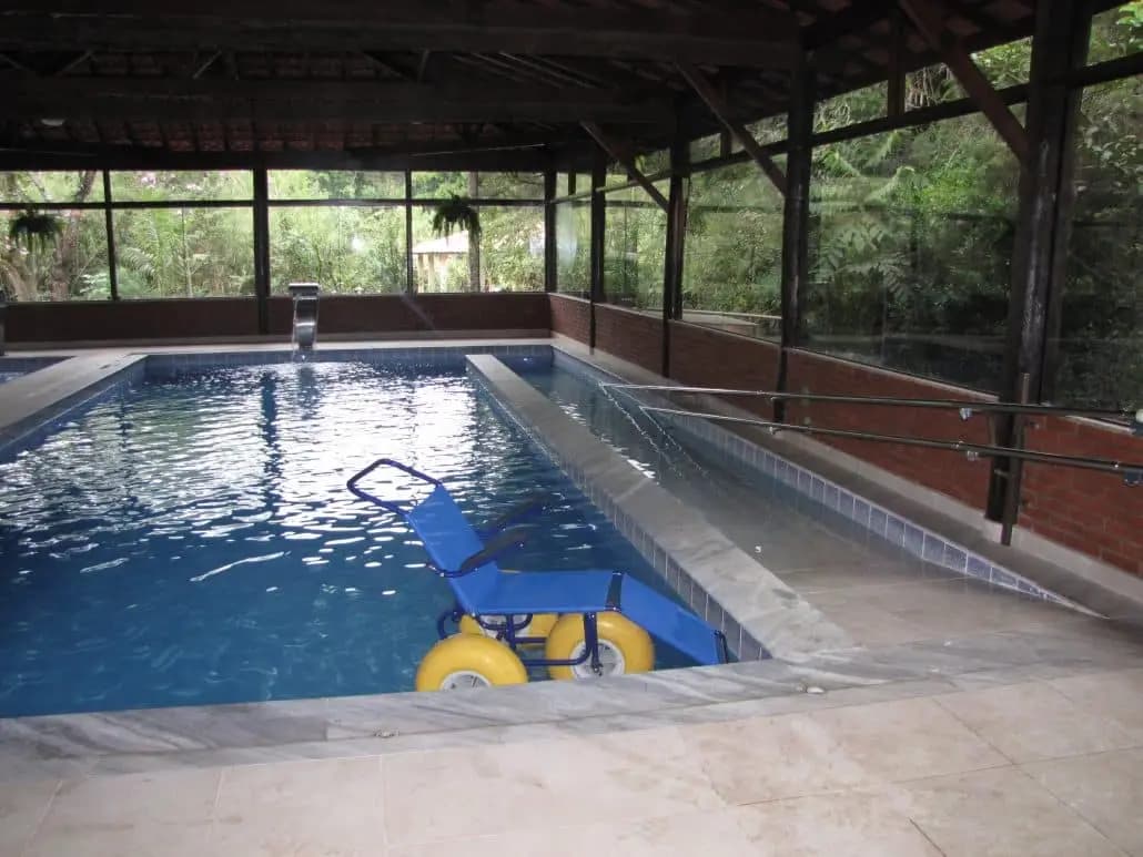 Piscina acessível do Campo dos Sonhos